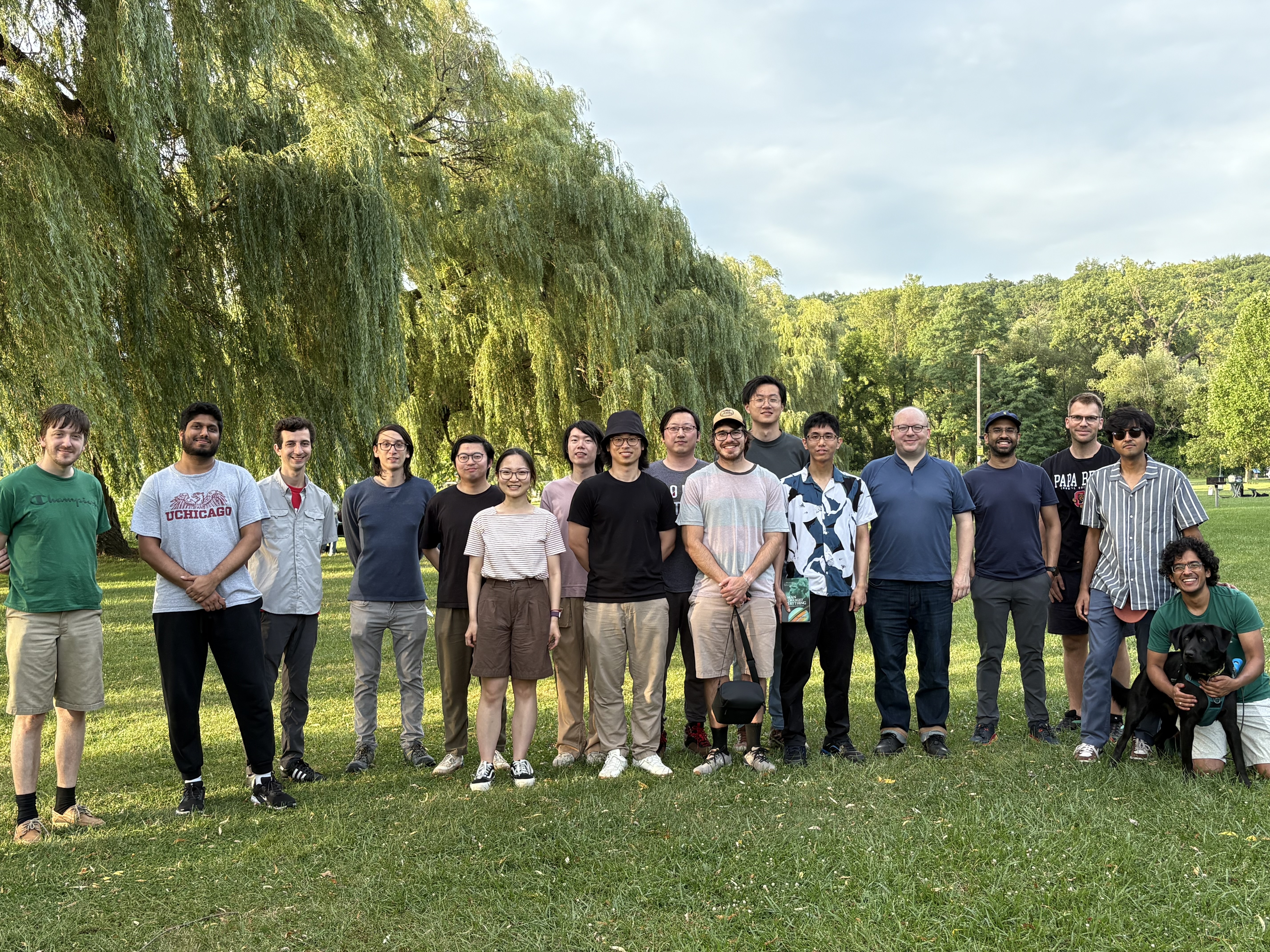 Group at Stewart Park, Ithaca, NY (July 2025)